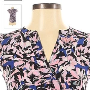 J.crew Floral print blouse